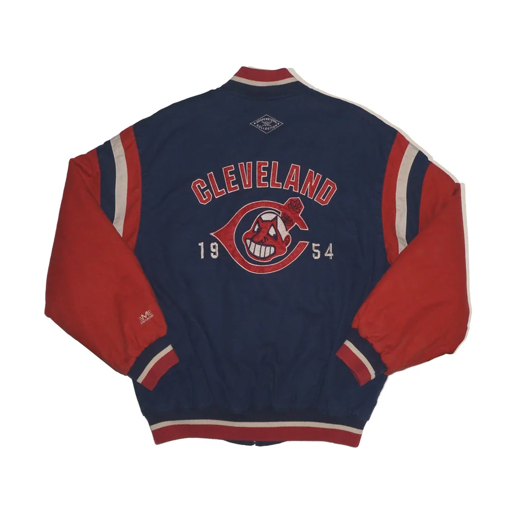 1991 Cleveland Indians Mirage Jacket — Too Hot Vintage