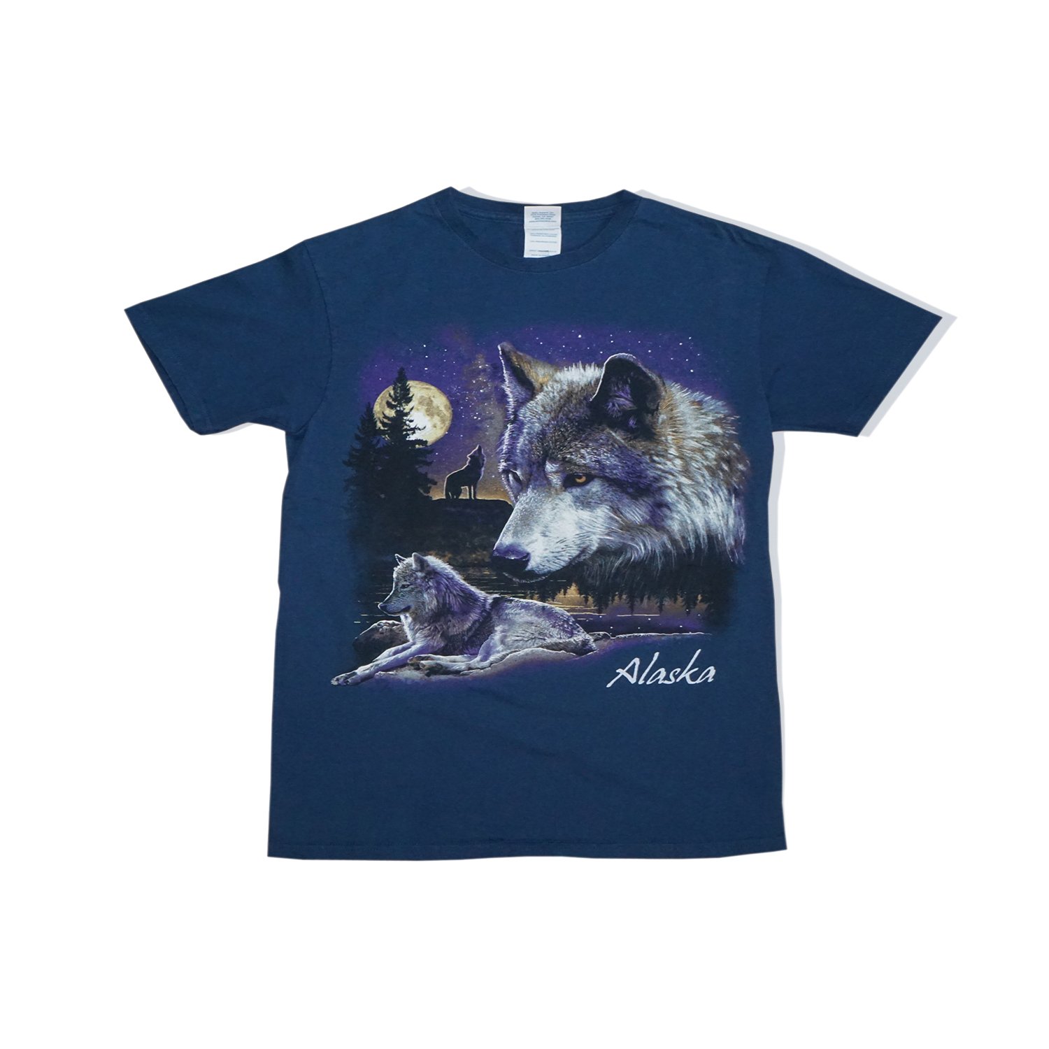 Alaska Wolf Graphic Woman's T-Shirt (Sam Russo Collection)