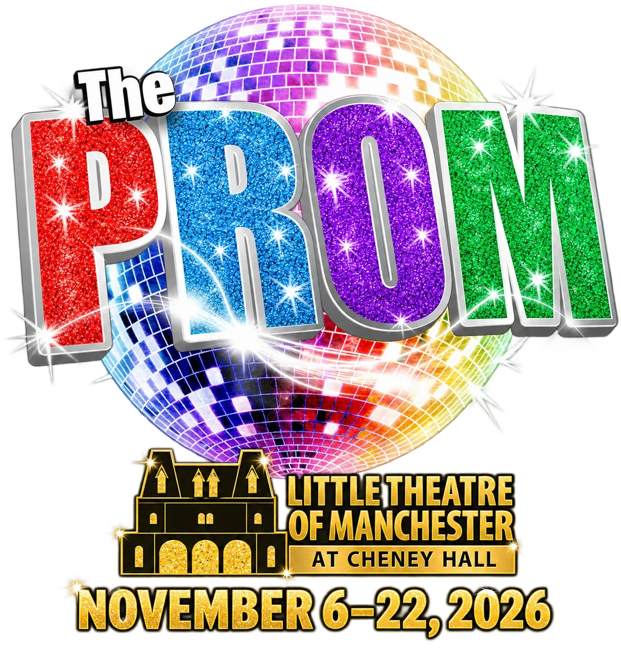Glittery Disco Prom Theater Logo.webp