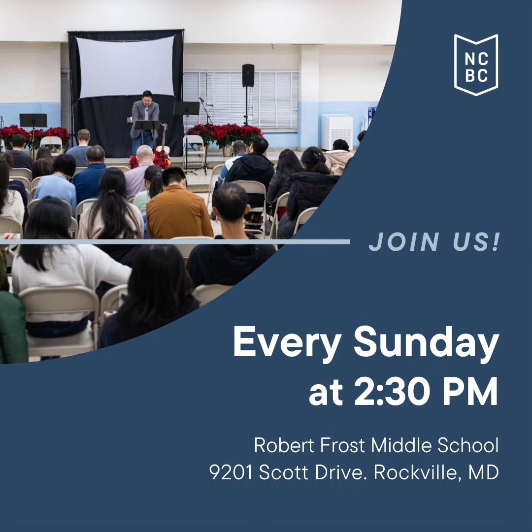 In His faithfulness, the Lord has provided for us Robert Frost Middle School, where we will be meeting for the time being. Join us on Sundays at 2:30PM for our weekly service where we gather to worship our God together and hear the Word preached! 

C