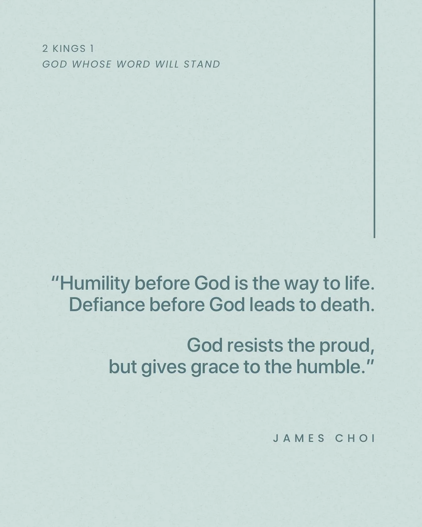From Sunday’s sermon “God Whose Word Will Stand” on 2 Kings 1.
Listen to the full sermon on our website, Spotify, or Apple Podcasts.
