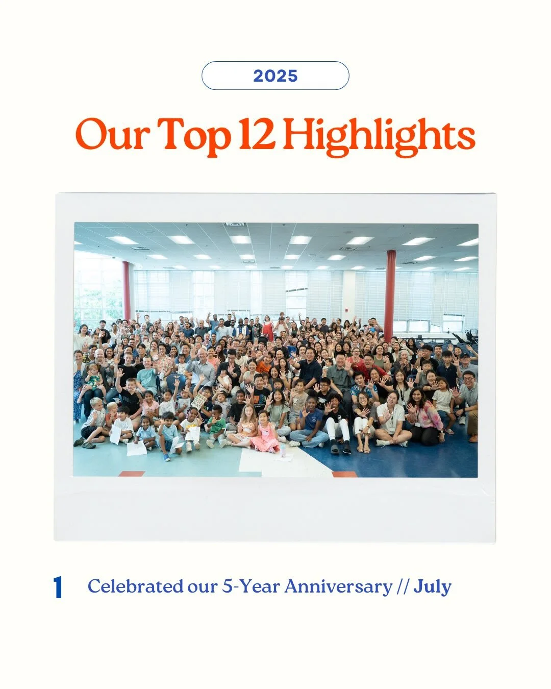 Praise God for 2025! As we celebrate five years as a church plant, we have witnessed firsthand the Lord&rsquo;s unchanging and ever-present faithfulness. He has shown his perfect providence and provision, even through unexpected location changes and 