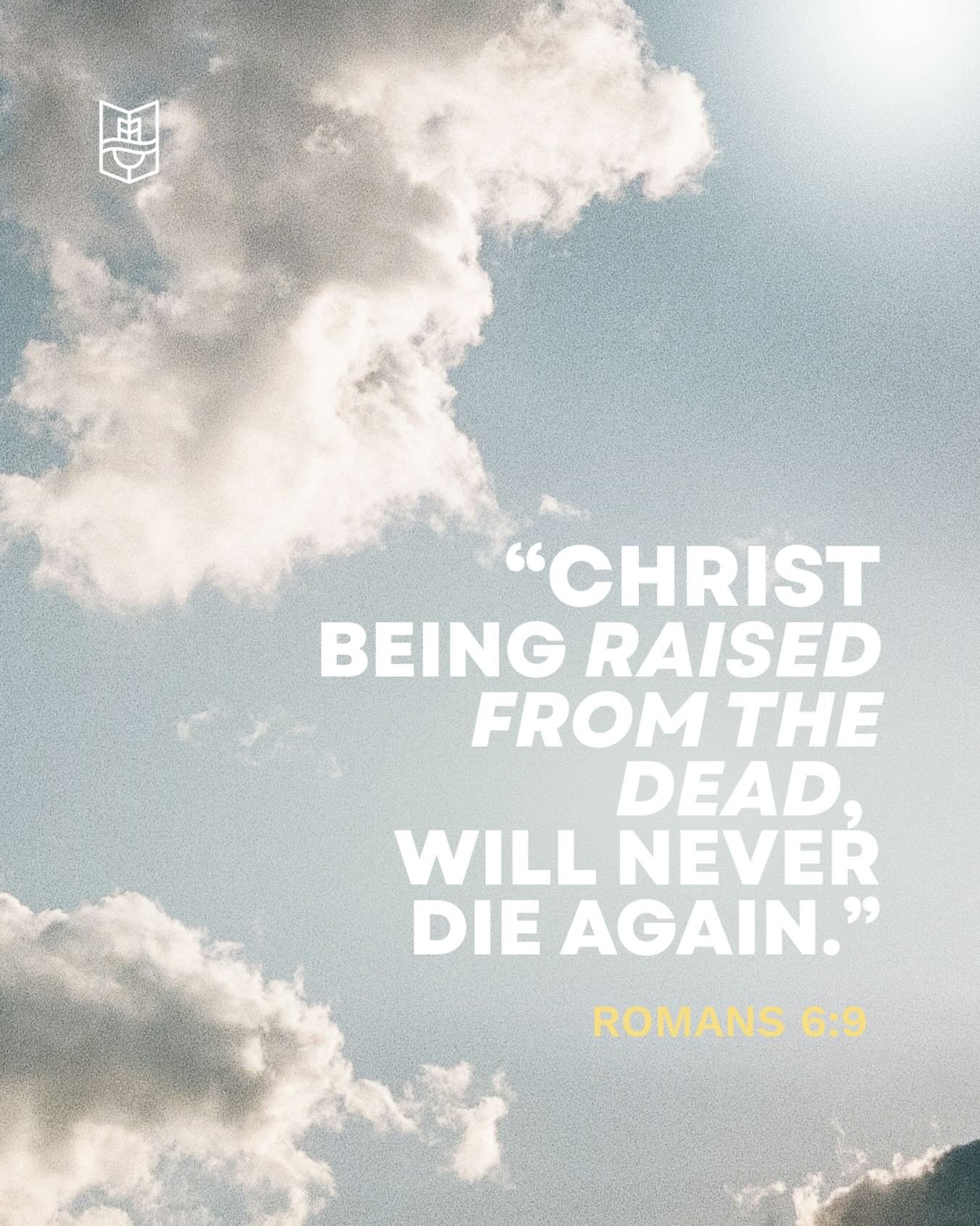 Christ is risen! 
He is risen indeed!

We celebrate the truth of His resurrection today and every day!

Jesus&rsquo; resurrection means He defeated sin, Satan, and death and satisfied the wrath of God on behalf of all who would trust in Christ and tu