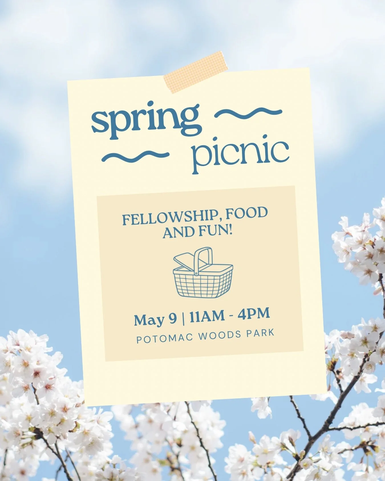 Come join us for our Annual Spring Picnic this Saturday, May 9! Members, guests, and visitors are all welcome.

We&rsquo;ll be grilling, playing games, and hanging out!

Members: Please sign up on the spreadsheet and let us know what you&rsquo;ll be 