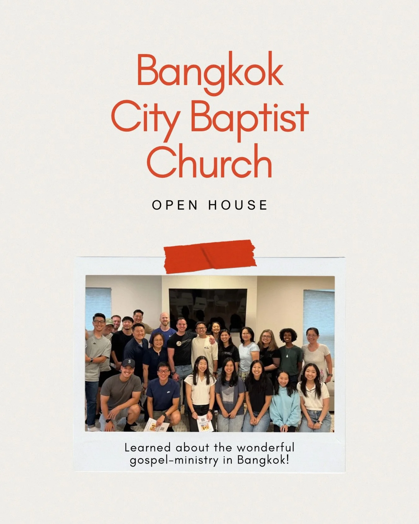 Last weekend we had the joy of welcoming Pastor Daniel from Bangkok City Baptist Church (BCBC) to share about what the Lord has been doing in Thailand and through BCBC&rsquo;s ministry.

We heard more about their ministry as a faithful gospel witness