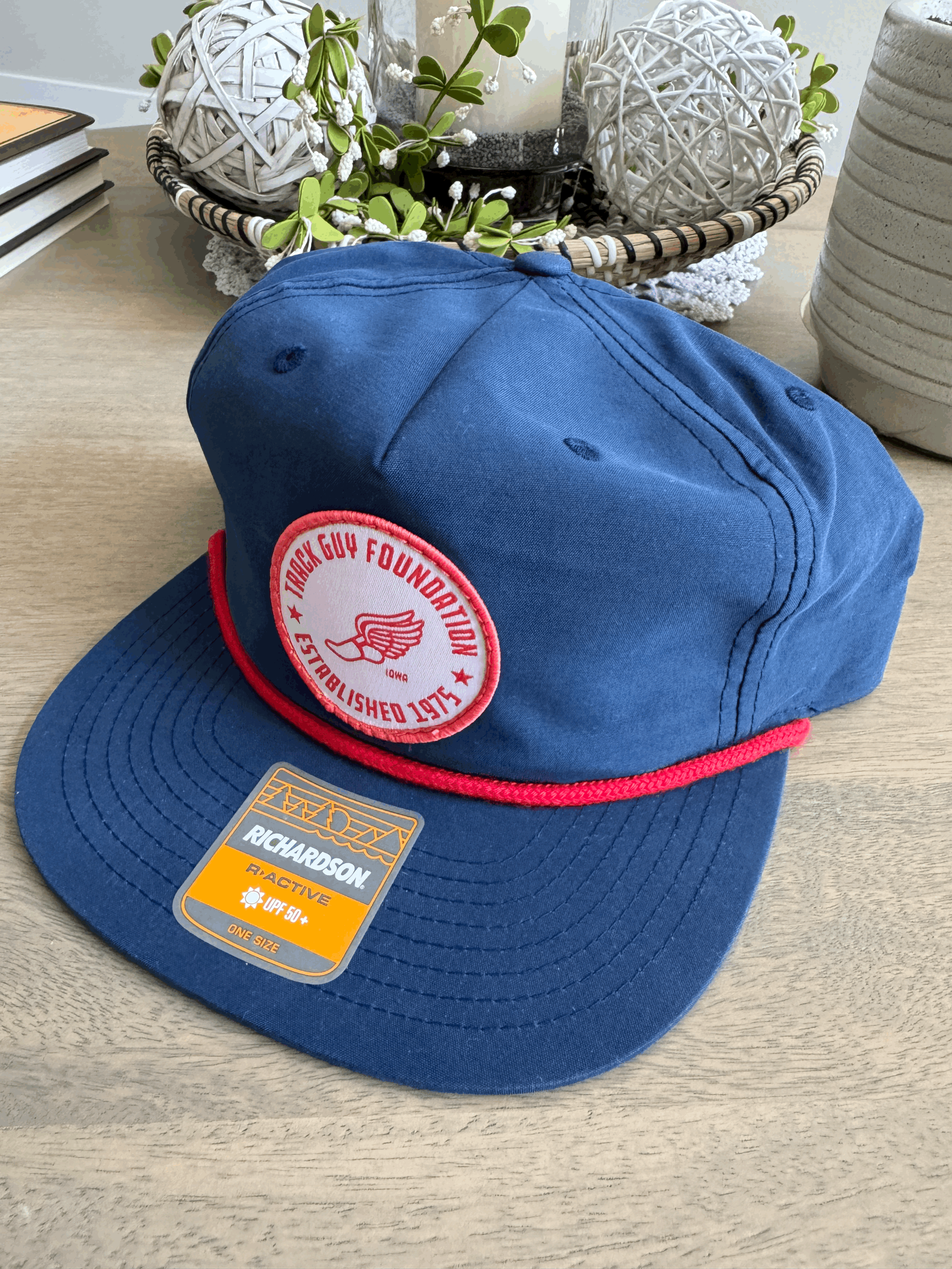 Track Guy - Navy Hat w/ Rope