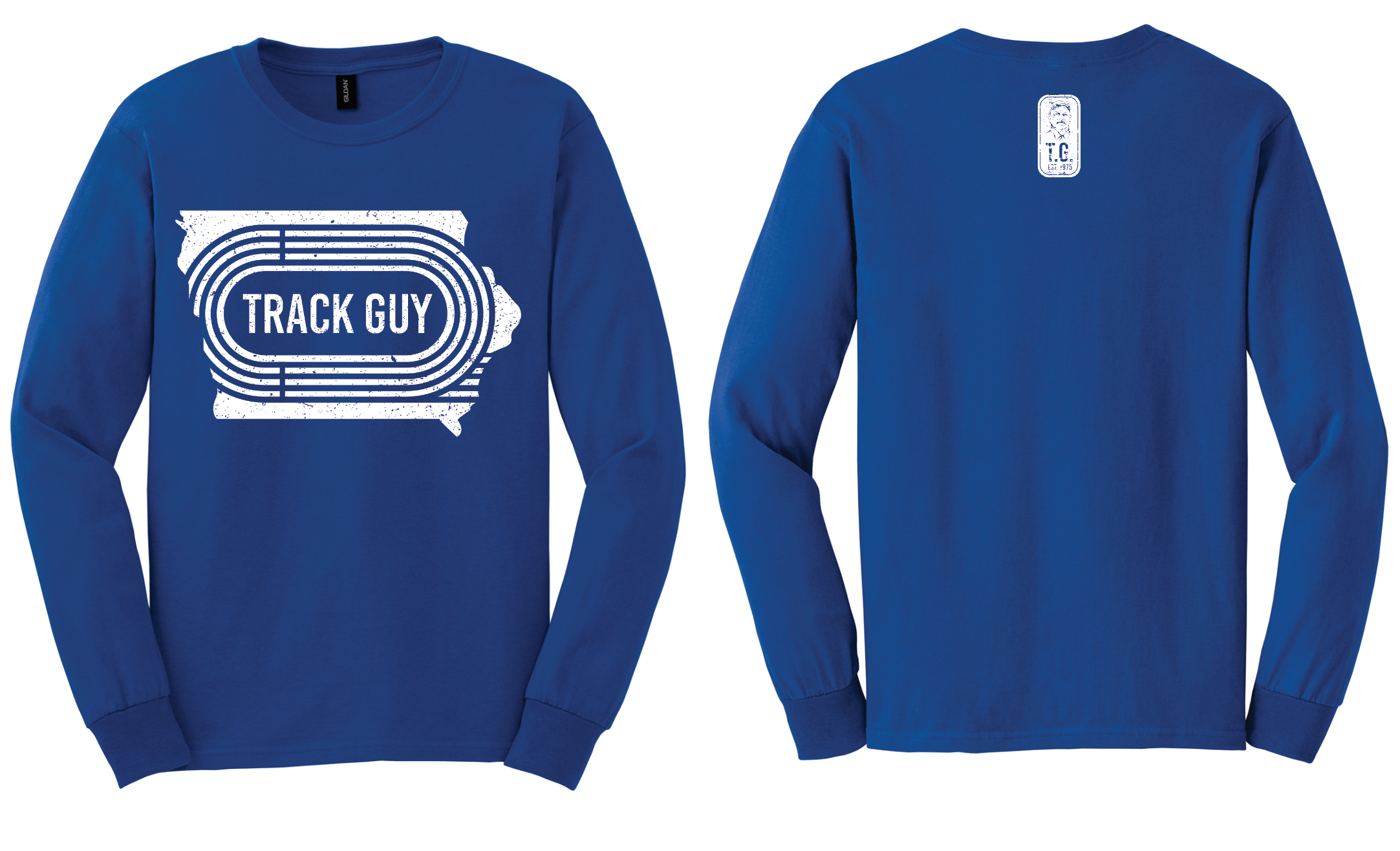 Track Guy Royal Blue Long Sleeve