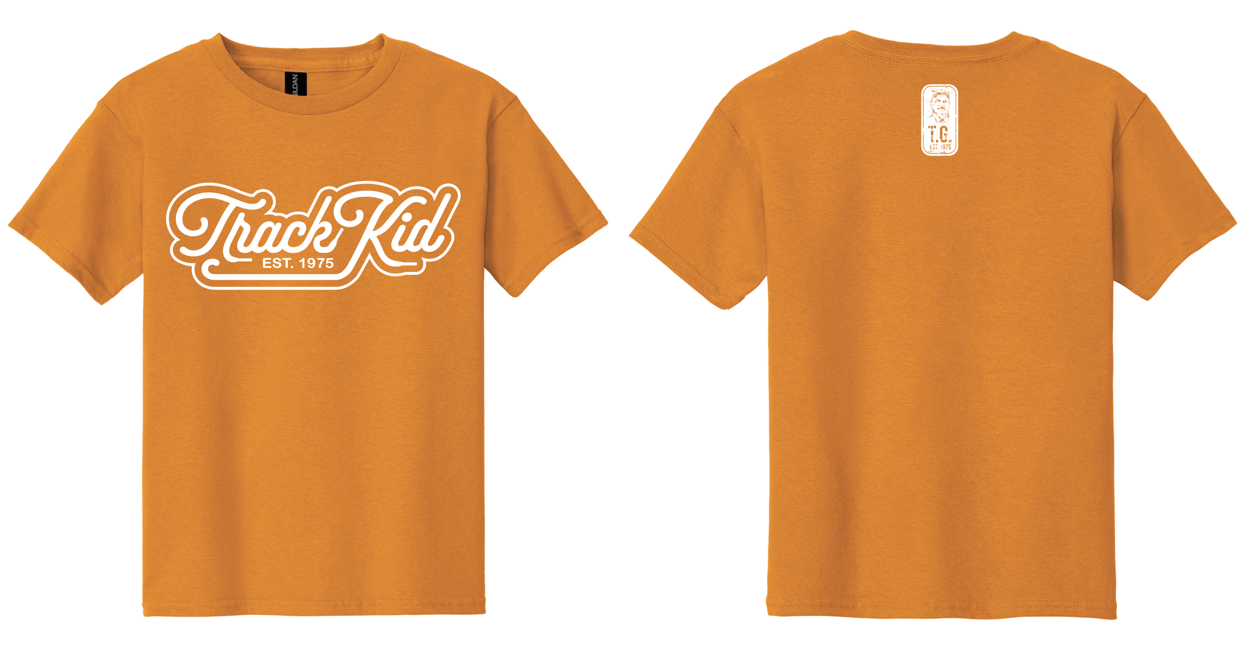 Track Kid Short Sleeve Tennessee Orange