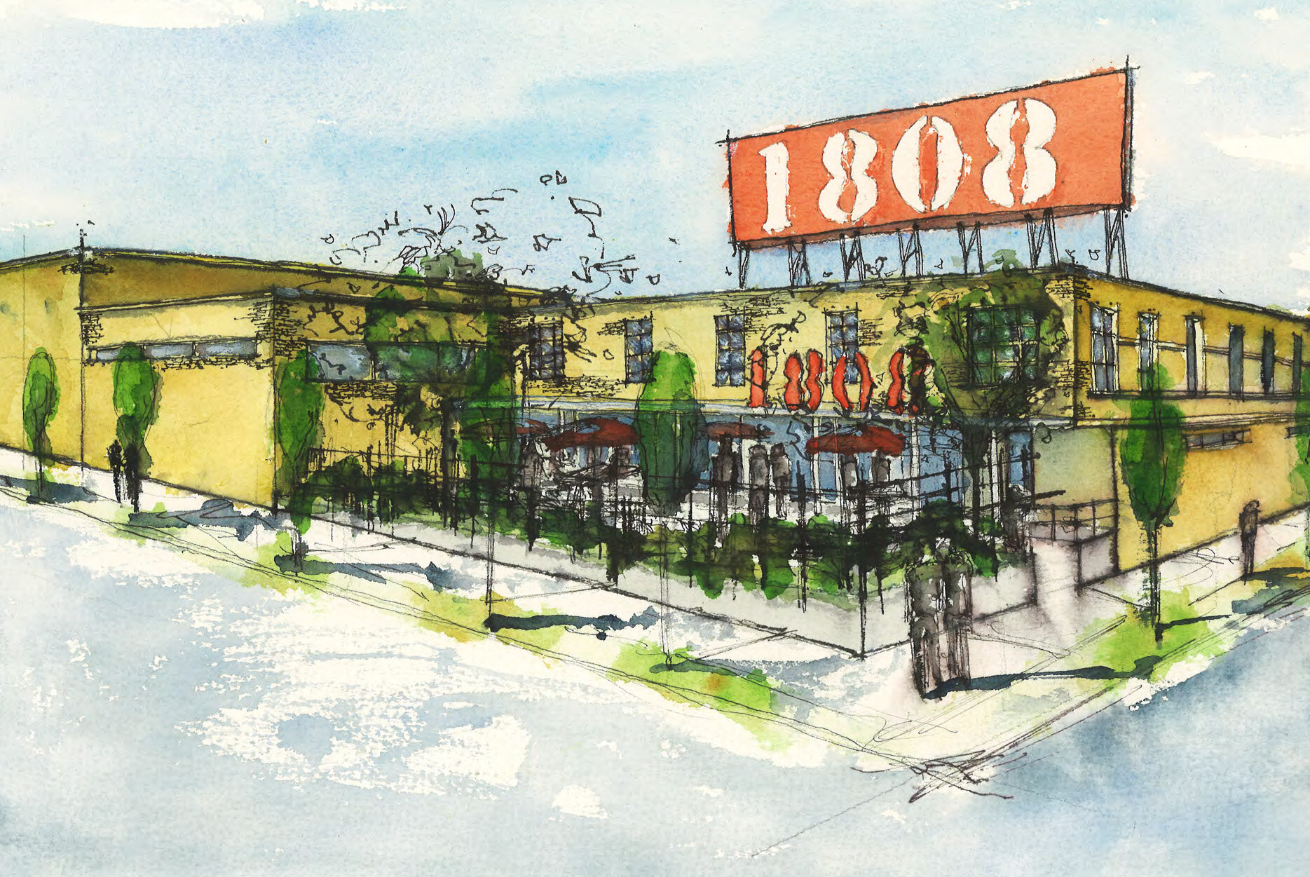 1808 S Good Latimer Exp. will open as a newly renovated mixed-use development, anchored by coworking element GoodWork.