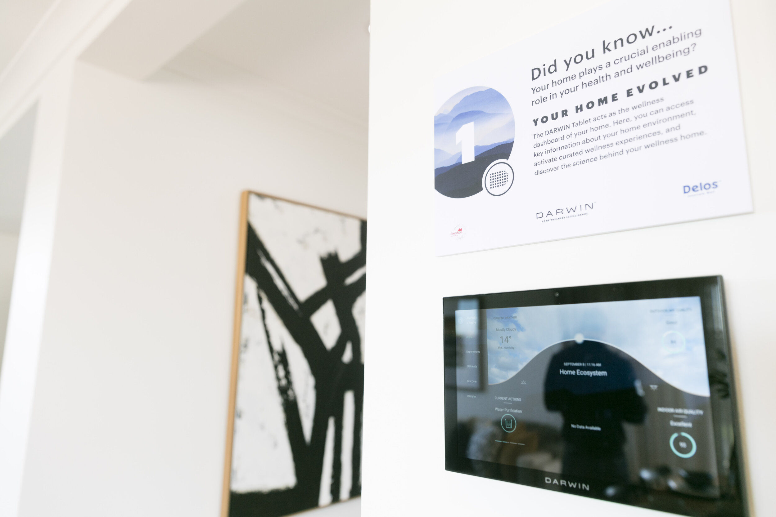The Darwin home system, a home automation with technology which controls and monitors the air, water, and light quality