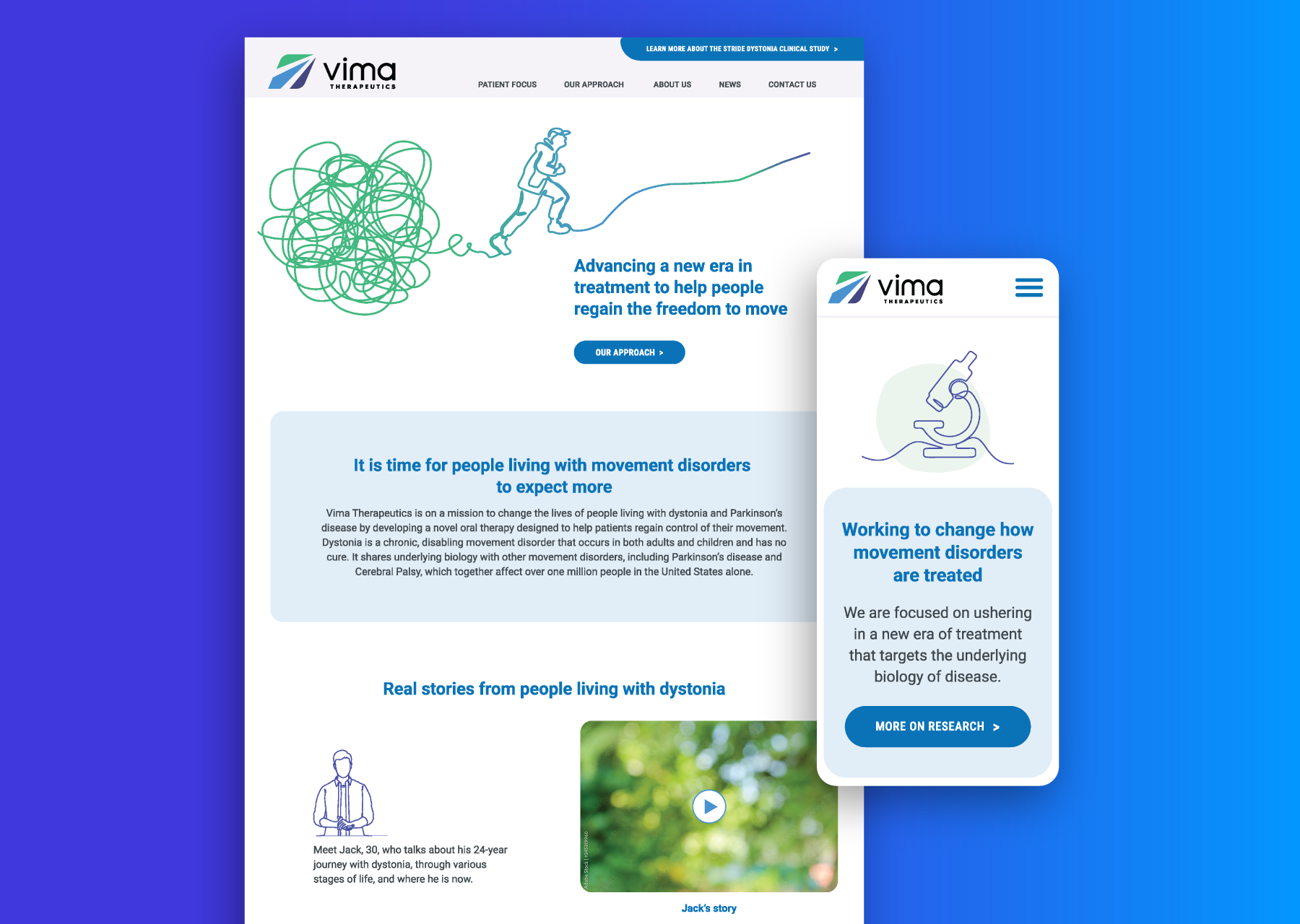    website redesign for a new movement disorder drug   
UI/UX  |  WEB  