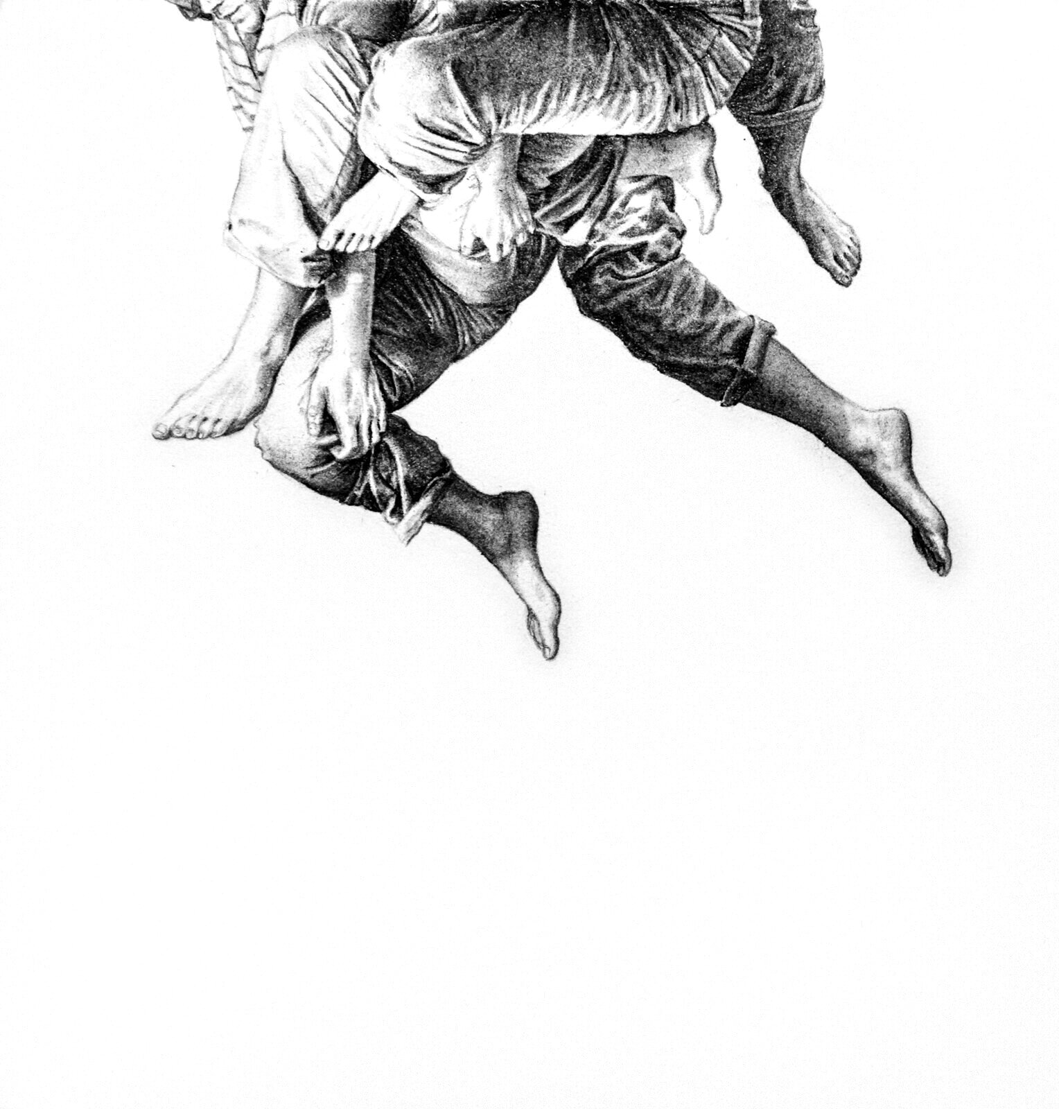 FLOAT II - SOLD | 5 X 5.5 INCHES | GRAPHITE AND INK ON PAPER | 2012