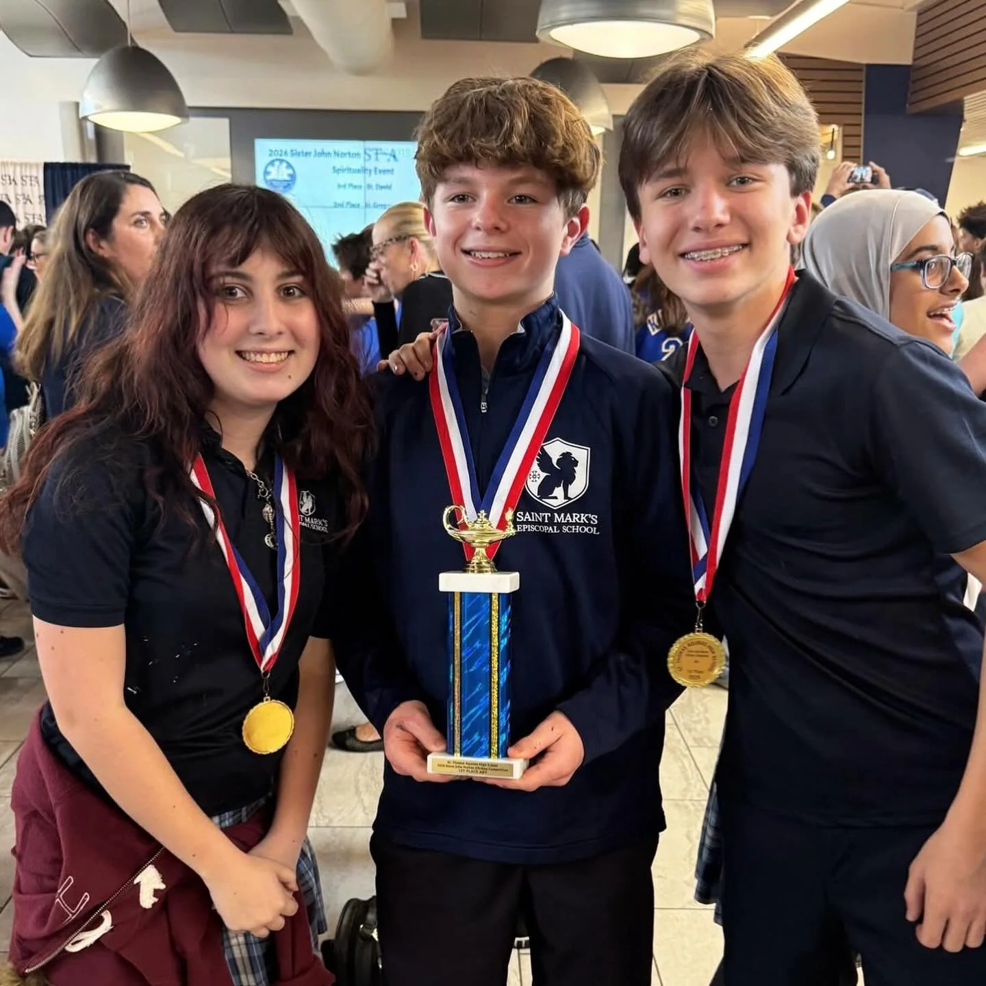 ✨ STREAM success!

This past Saturday, January 24th, our middle school students proudly represented Saint Mark&rsquo;s Episcopal School at the St. Thomas Aquinas "STREAM" Competition, competing in Math, Science, Medical, Rubik&rsquo;s Cube,