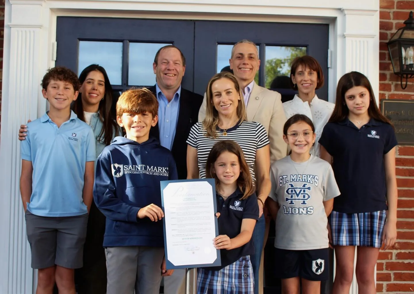 Acts of Kindness Day 🦁🤍

We are honored to announce that the City of Fort Lauderdale has recognized today, April 15th, as Saint Mark&rsquo;s Acts of Kindness Day. 

We are committed to fostering a community rooted in compassion, kindness, and servi
