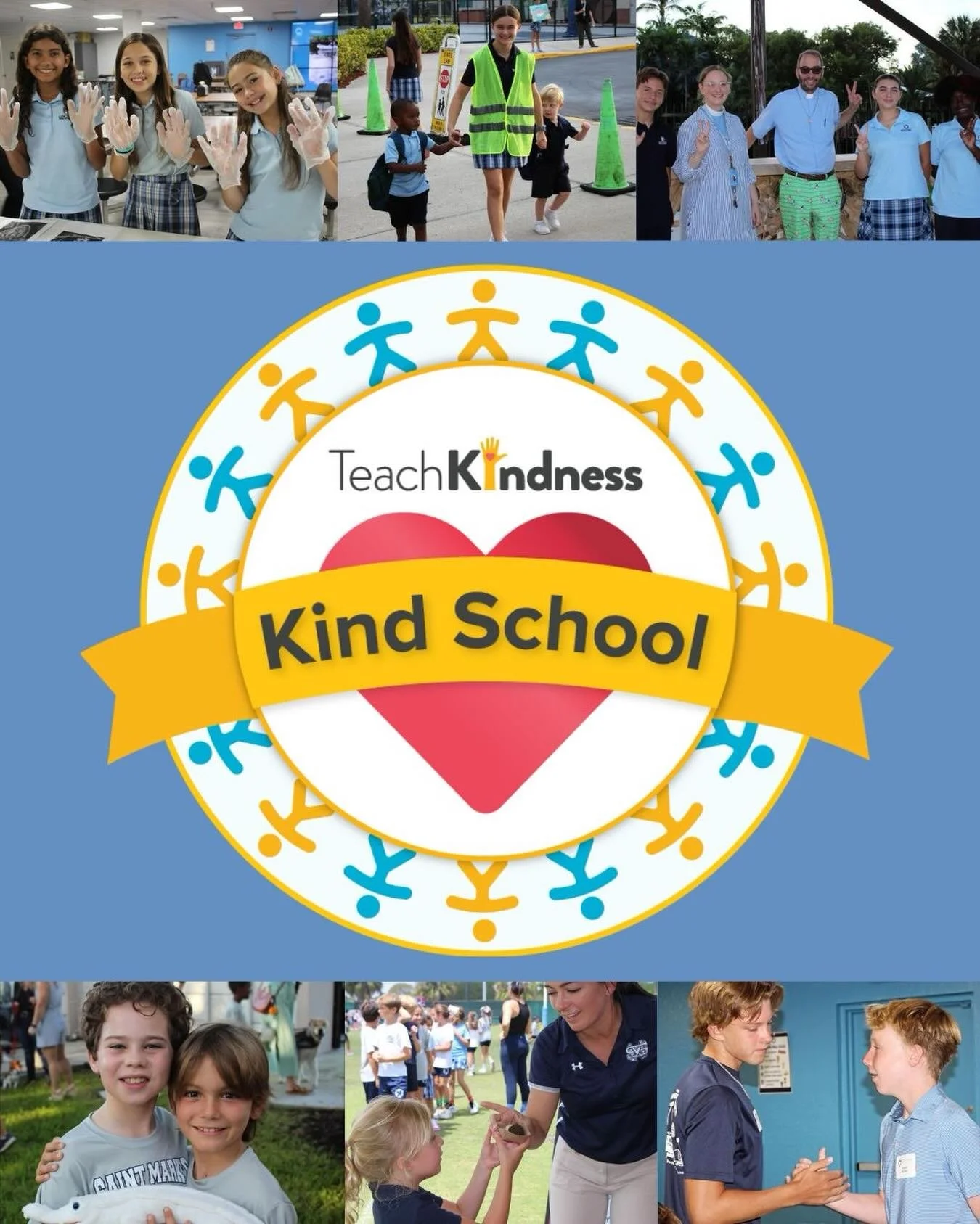 We&rsquo;re proud to share that Saint Mark&rsquo;s has earned the 2025-2026 Kind School Designation from Teach Kindness! 

We are one of 32 schools across the country recognized for making kindness a part of daily school life. Our students and staff 