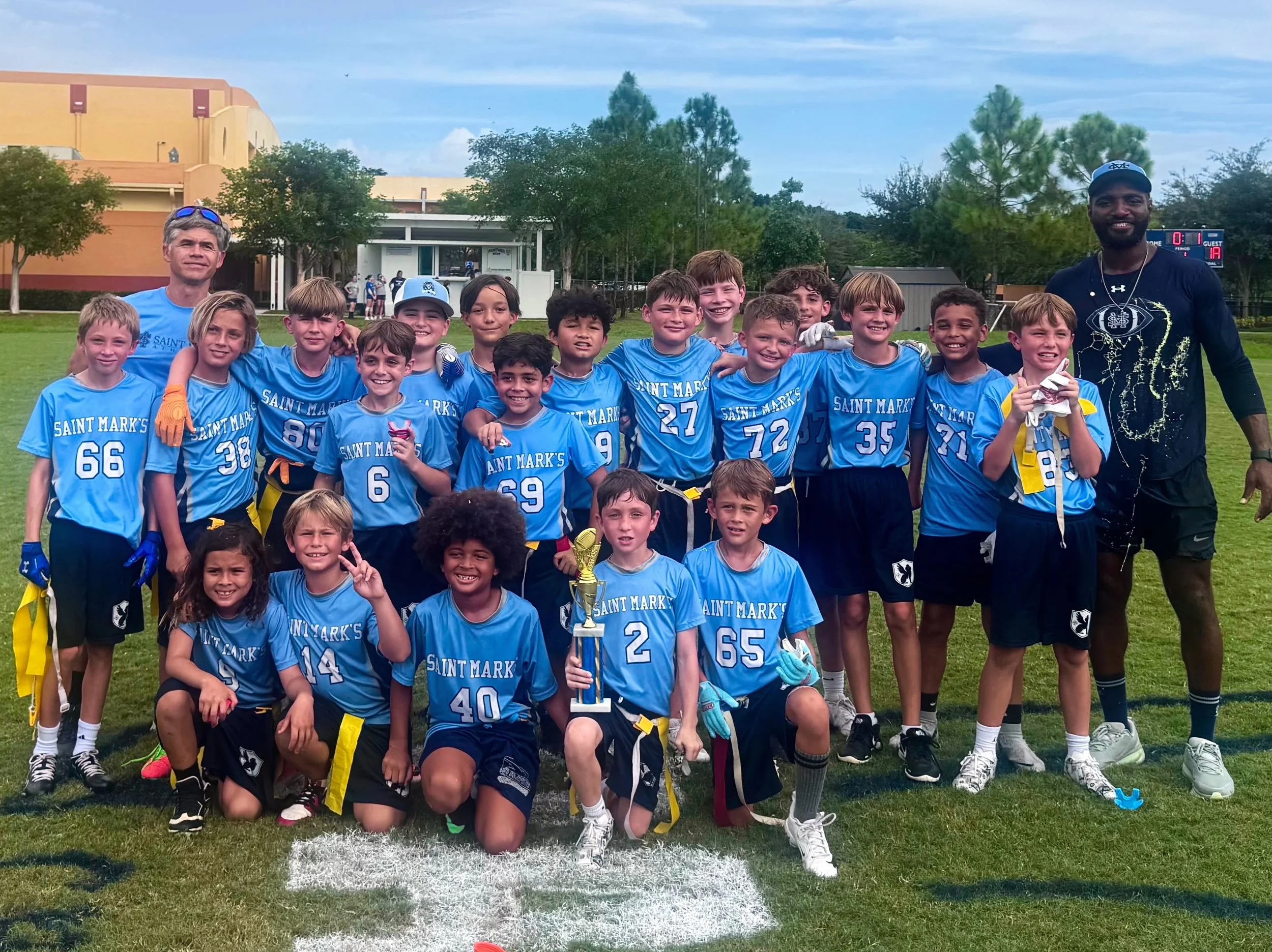 CHAMPIONS!!! 🦁🏆

We are excited to announce our first championship of the year - Youth Boys Flag Football 🏈 Amazing season boys, we are so proud of our lions! 

#SMES #SMEStradition #SMESAthletics #champions #flagfootball