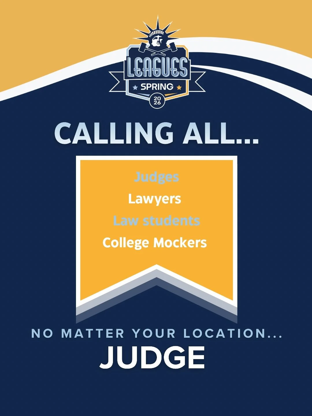 You don&rsquo;t need a courtroom to make an impact.

We&rsquo;re looking for volunteers to help bring it to life. Multiple weekends in May &amp; June, fully online, real experience and real impact.

Whether you&rsquo;re a legal professional or just p