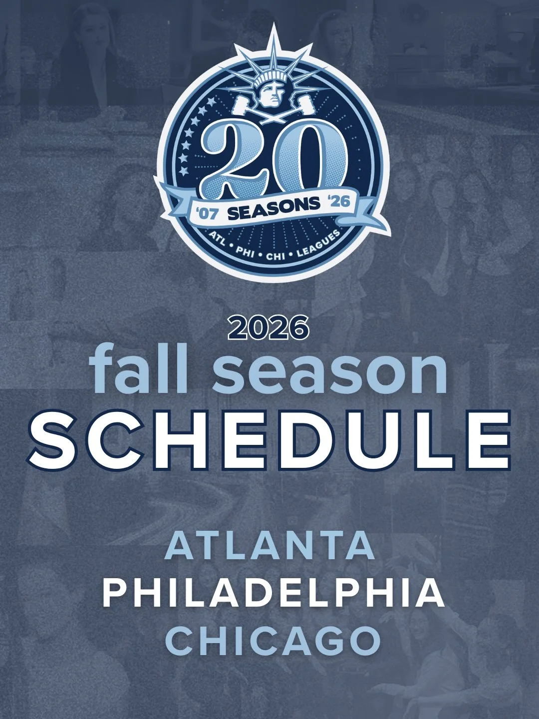 THE FALL SEASON IS SET. 

Schedules available for:
📍 Atlanta
📍 Philly
📍 Chicago

Where are you competing this fall?
(or are you hitting all three 👀)

DEADLINE TO APPLY IS JUNE 10!

Get the details + lock in your season - link in bio.