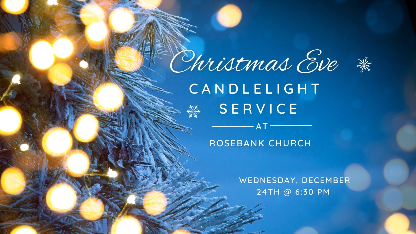 Christmas Eve Candlelight Service