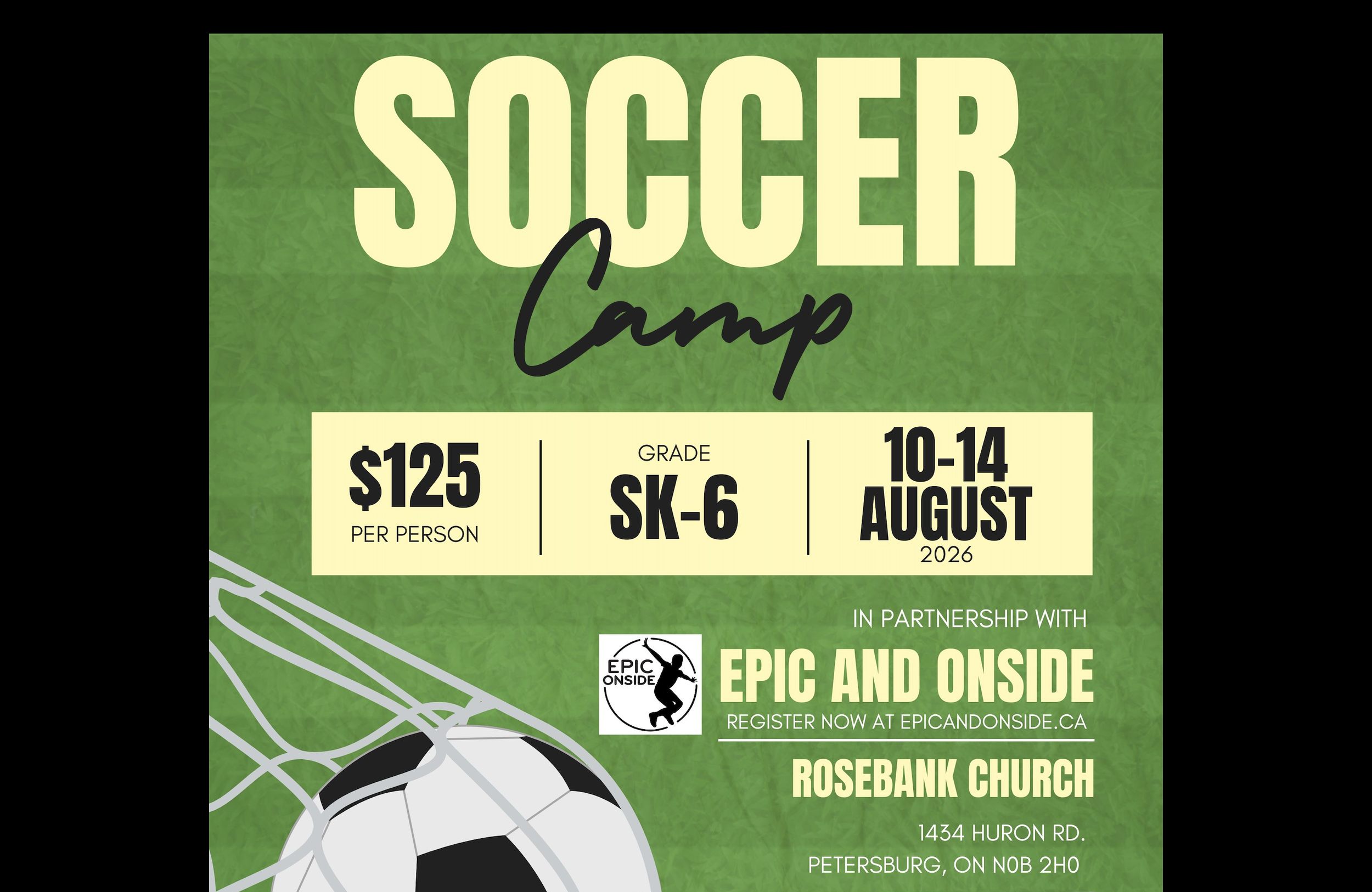 Soccer Skills and More Camp