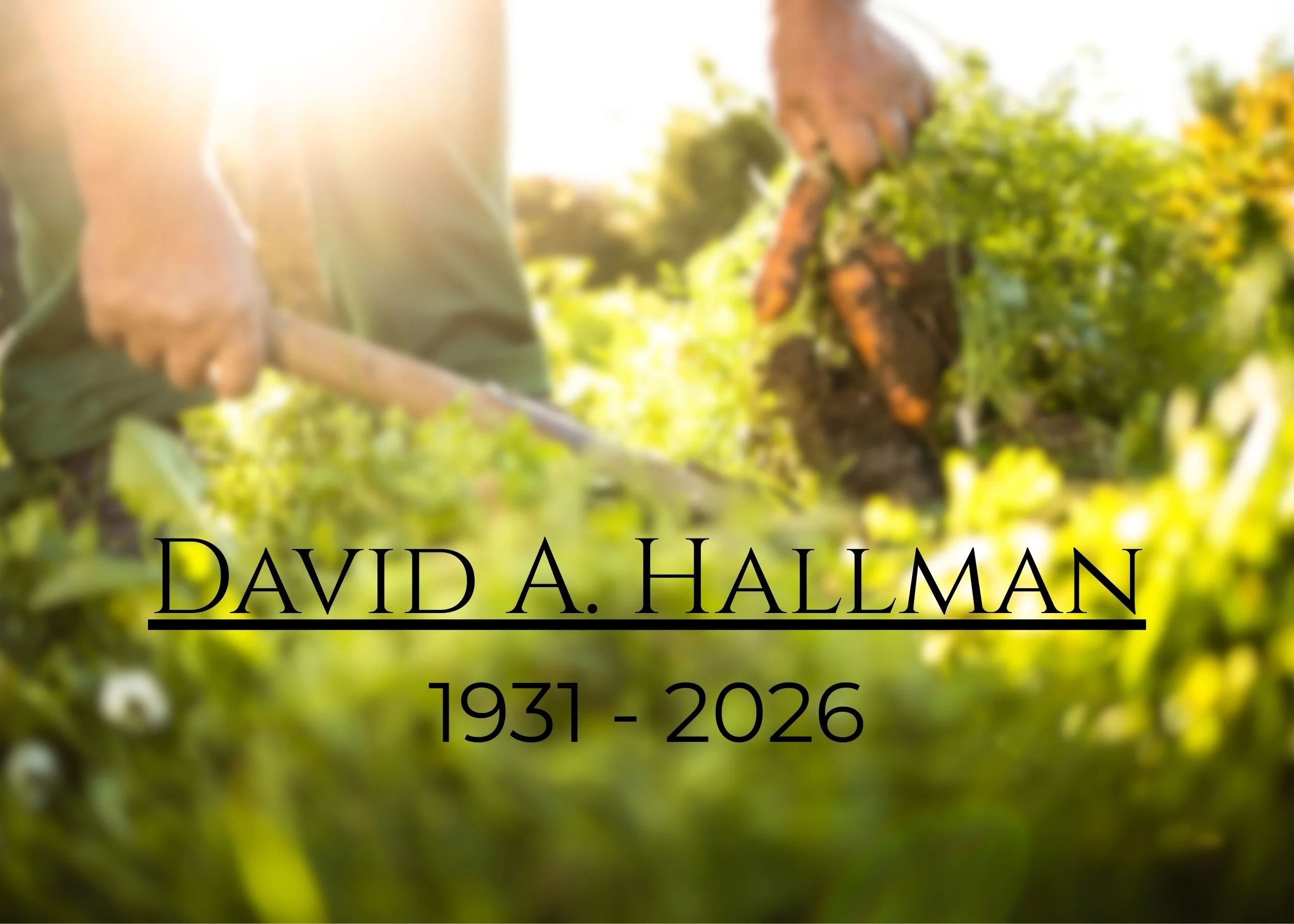 Funeral Service for David A. Hallman