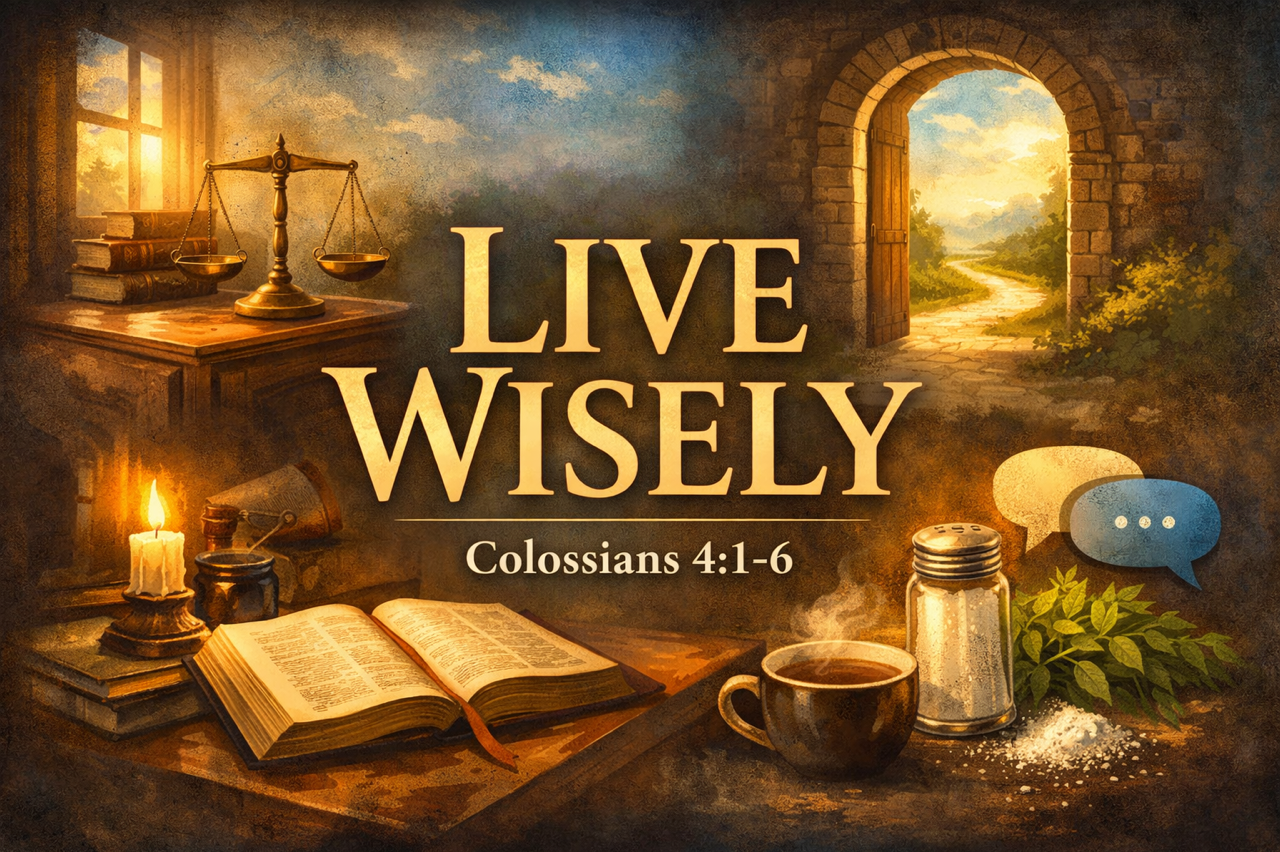 Live Wisely Colossians 4:1-6