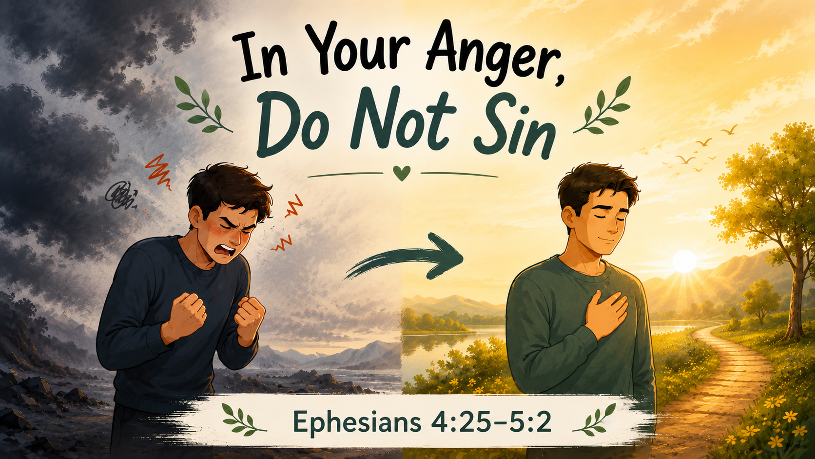 In Your Anger Do Not Sin Ephesians 4:25 to 5:2