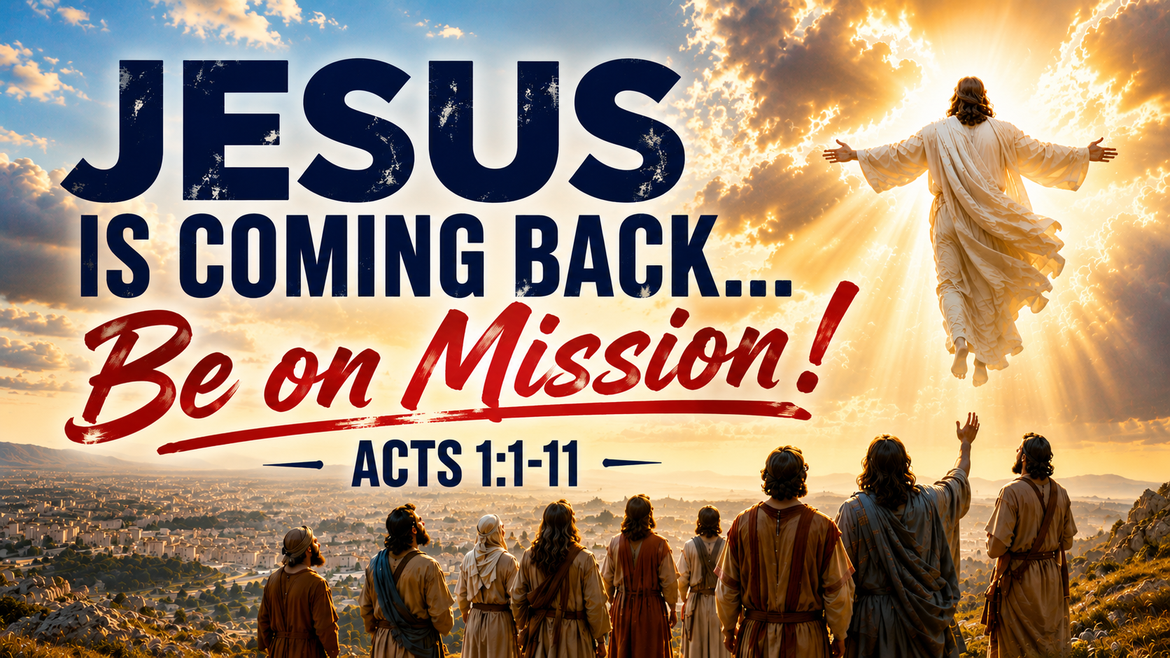 Jesus is Coming Back: Be on Mission! Acts 1: 1-11