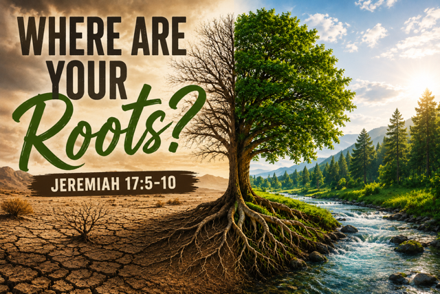 Where Are Your Roots? Jeremiah 17:5-10
