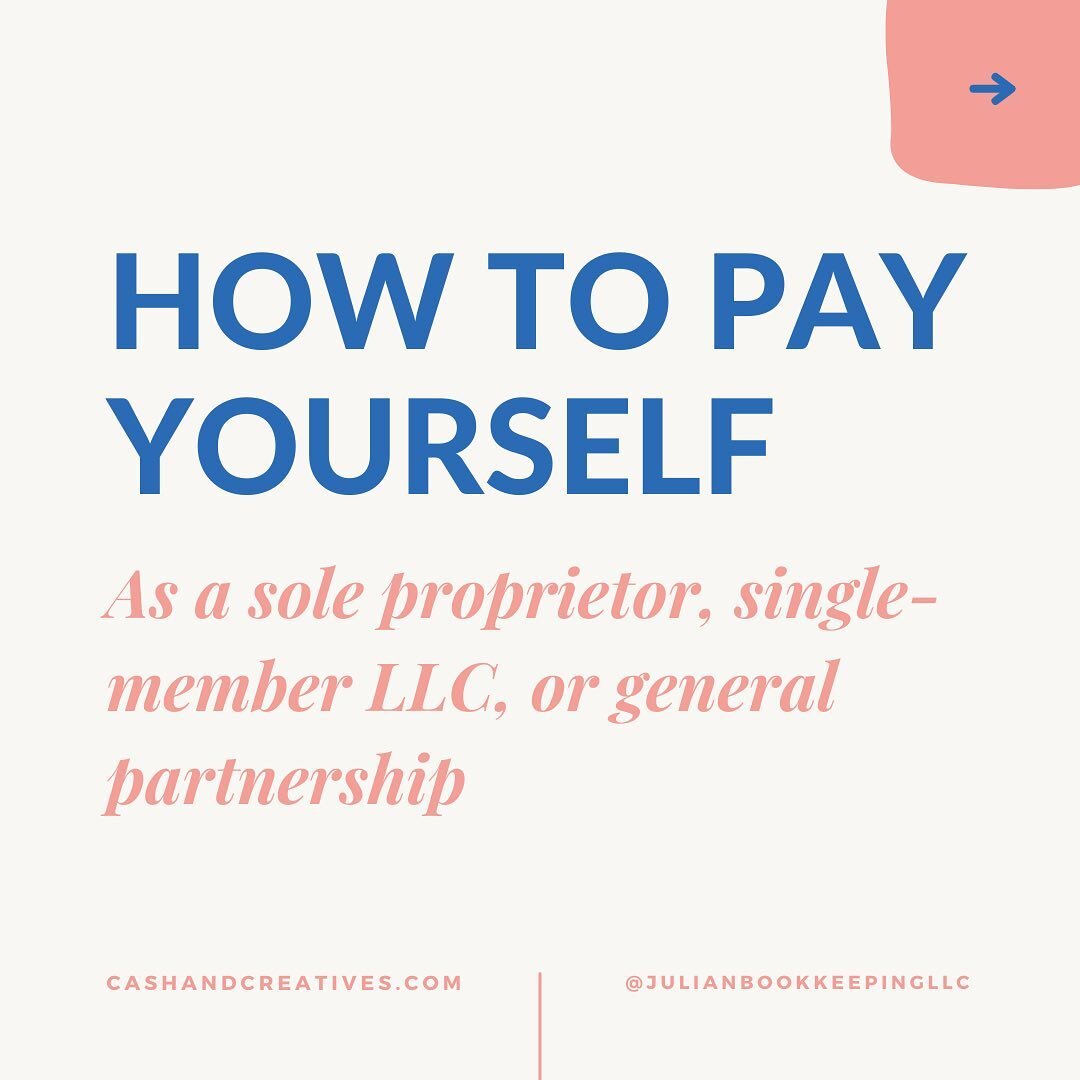 🌸 PAYING YOURSELF 🌸

💸 If you are a sole proprietor, LLC taxed as an individual, or general partnership, you will use the Draw Method (which gets put on the Balance Sheet).

💸 Be consistent with your payment schedule. Whether it&rsquo;s once a we