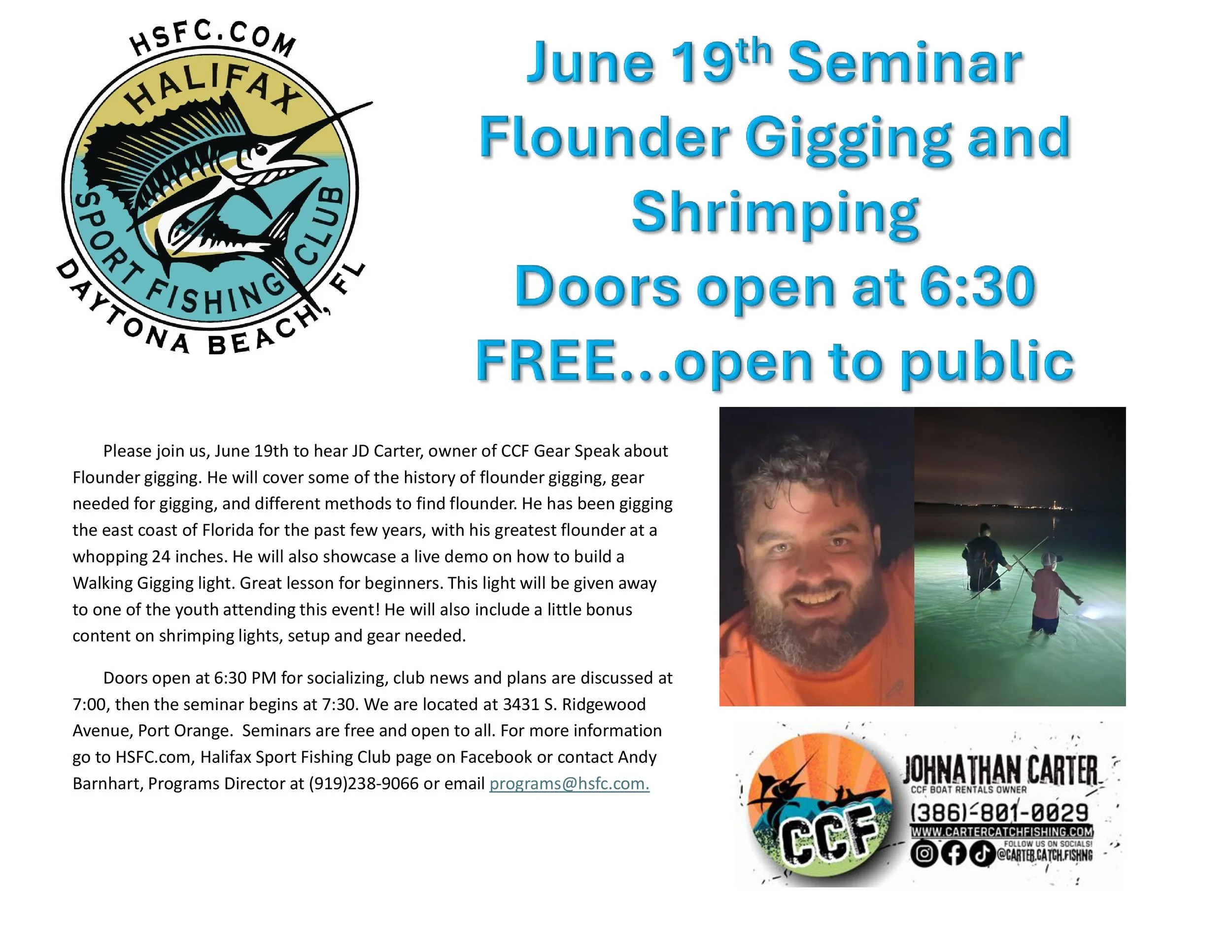 General Meeting &amp; Seminar