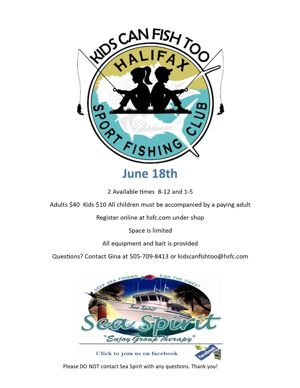 Halifax Sport Fishing Club Kids Can Fish Annual Offshore Trip Port