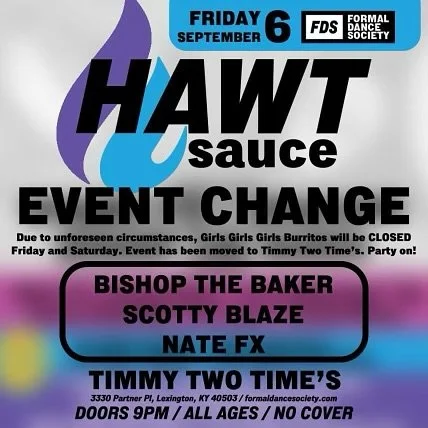 LAST MINUTE UPDATE:
Tomorrow&rsquo;s @formaldancesociety party is moving venues to Timmy Two Time&rsquo;s!
.
This&rsquo;ll be my second spin at this spot with FDS, so you know it&rsquo;s gon be Twice as good as the first! Don&rsquo;t miss!🍻
Beers ar