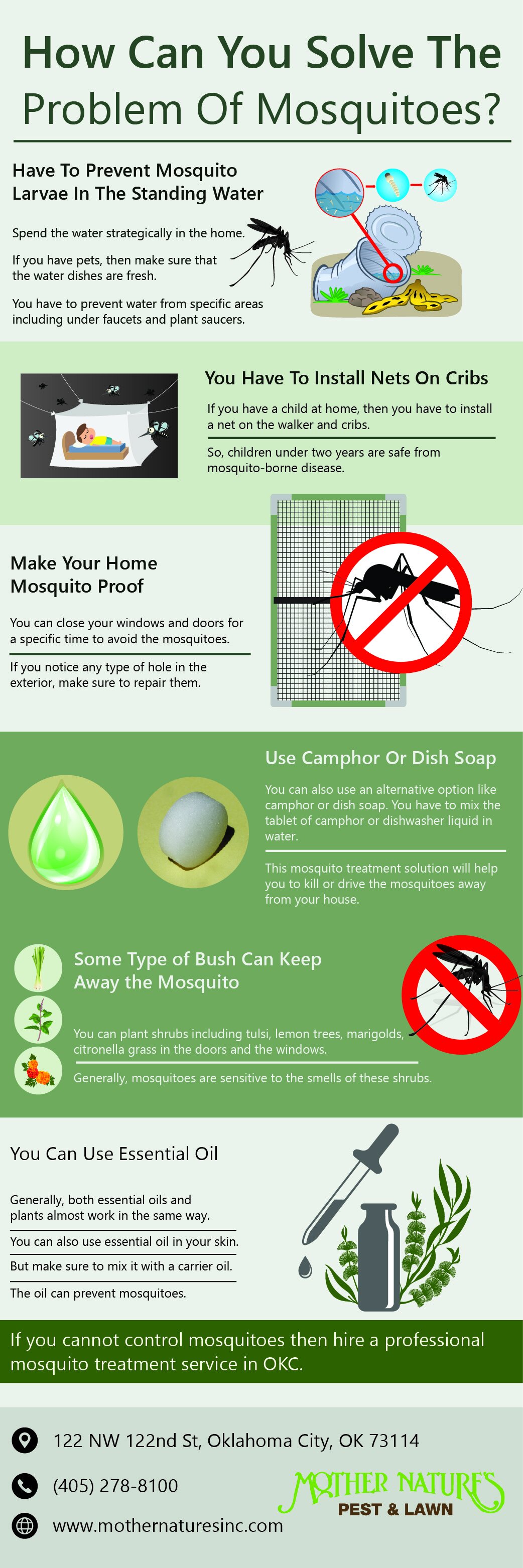 how to solve mosquito problem