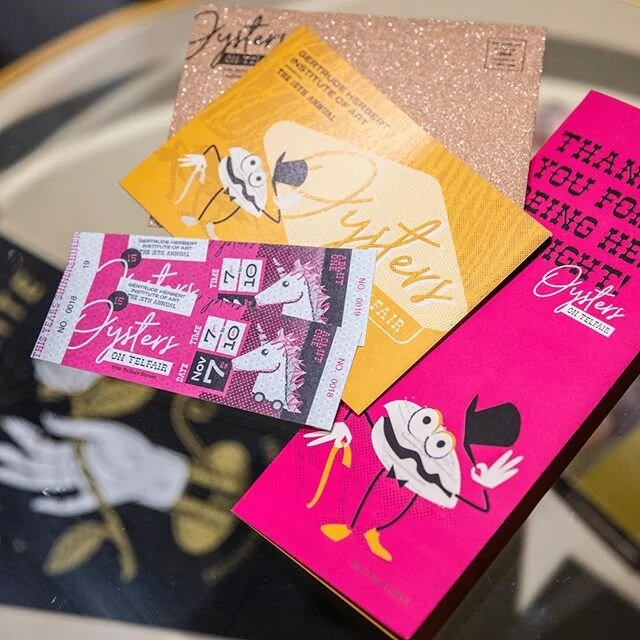 The 🌎 is your Oyster. One of our favorite charitable shindigs of the year. See you at @gertrudeherbertart on Thursday. *Link In Bio* #invitation #illustration #graphicdesign #eventdesign #oyster #loveaugusta #wierstewart