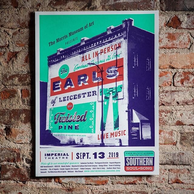 Painting the town blue (grass) for the @morrismuseumoart.