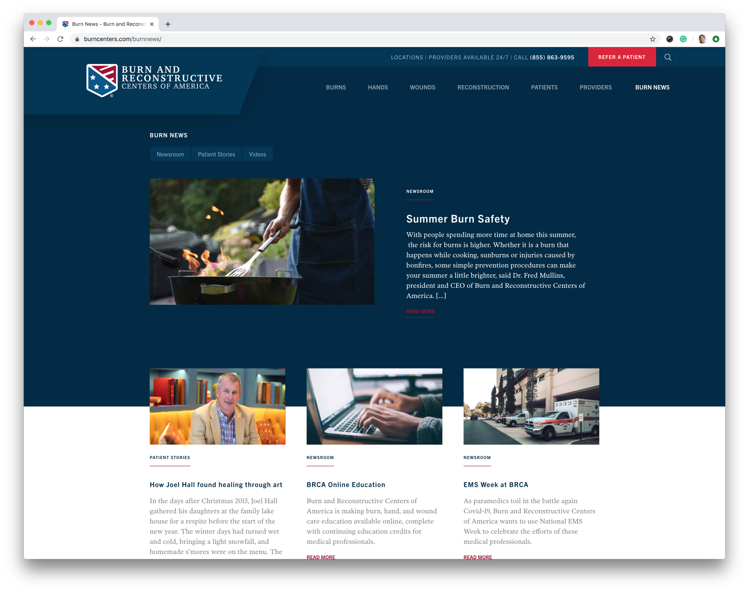 Burn & Reconstructive Centers of America — Wier / Stewart