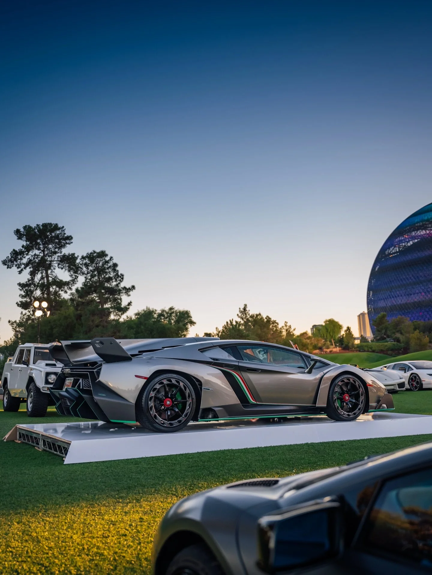 Surrounded by a field of Lamborghini legends, the Veneno is worthy of the pedestal.
#lamborghini #veneno