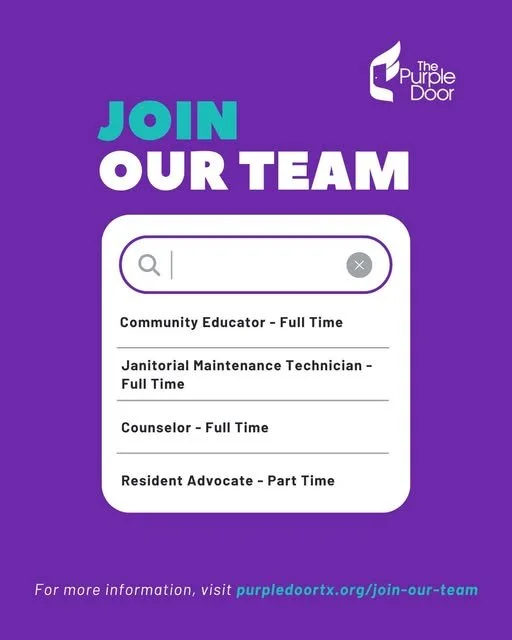 The Purple Door Job Openings 