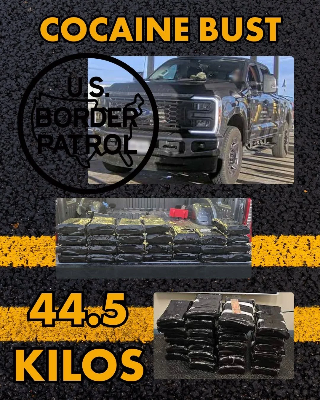 Border Patrol Agents Seize Nearly 100 Pounds of Cocaine at Falfurrias Checkpoint