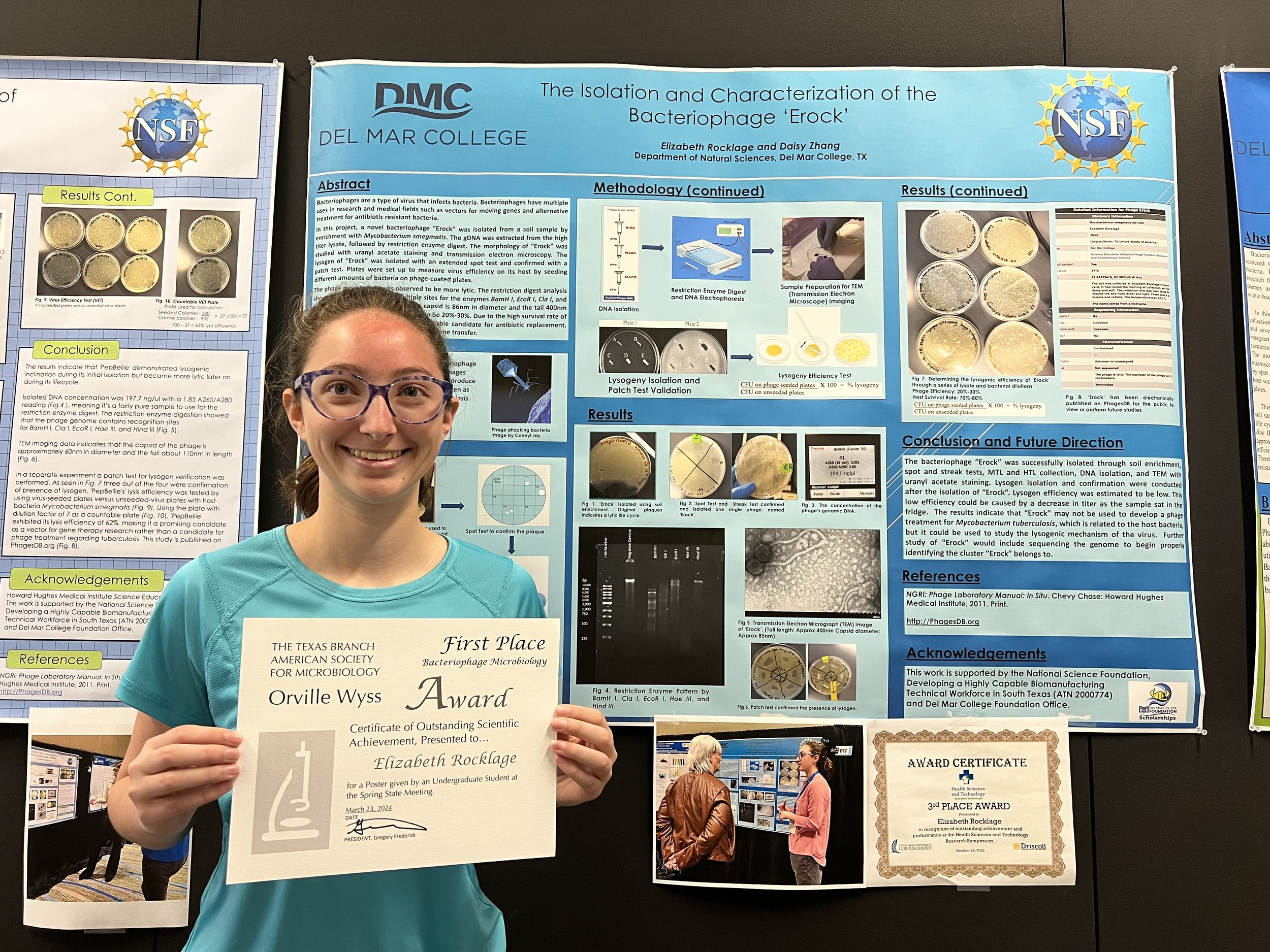 Elizabeth Rocklage places first at American Society of Microbiology State Meet