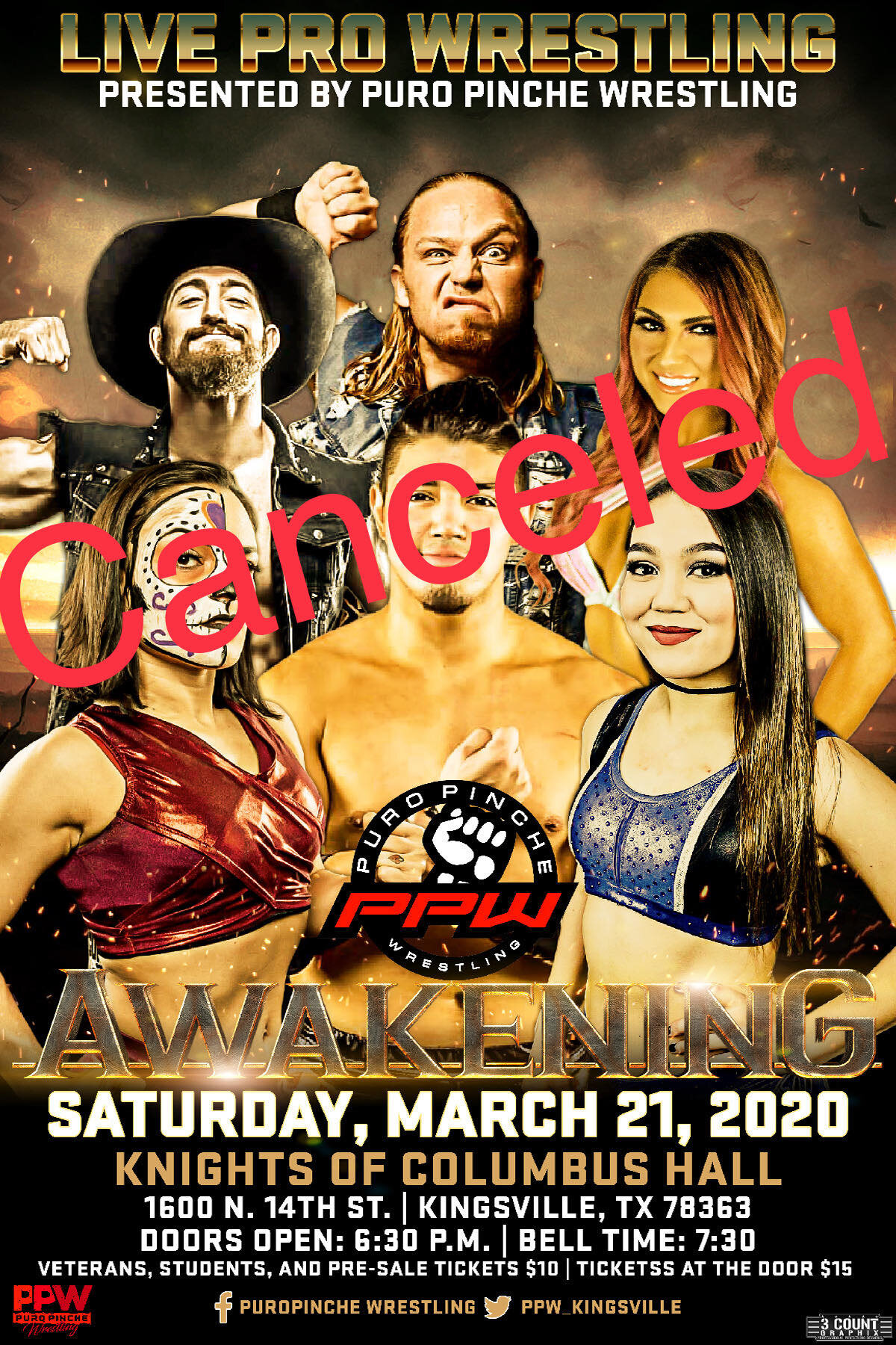 Canceled - Live Pro Wrestling
