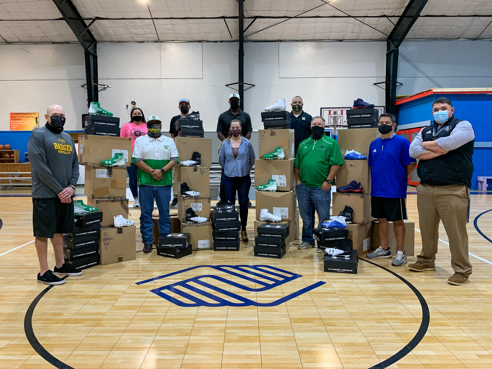 Boys and Girls Club of Kingsville donates cleats to local school districts