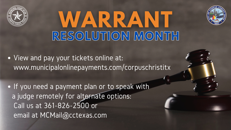 Warrant Resolution Month