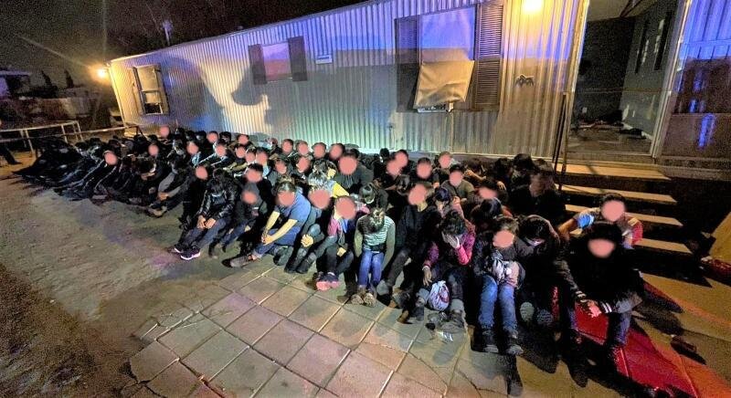 Large Number of Individuals in a Stash House