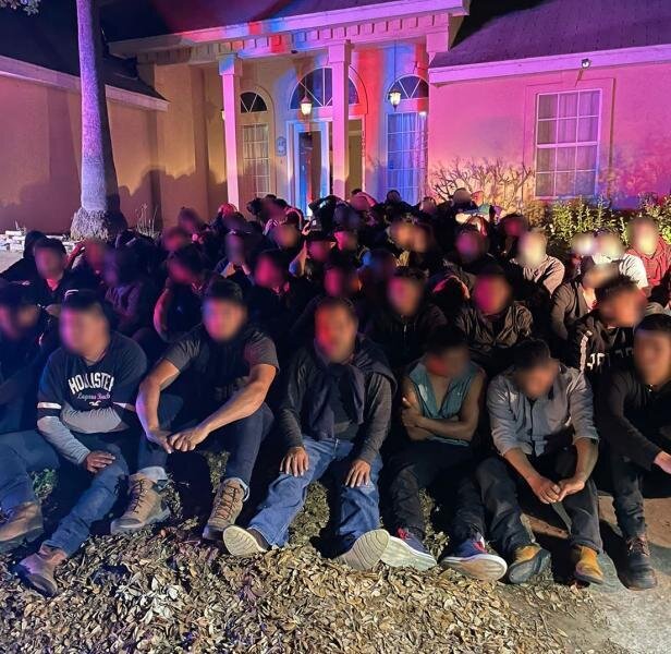 Three Stash Houses Held Over 180 People
