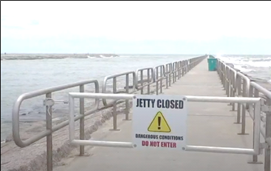New Safety Measure at Packery Channel Jetties