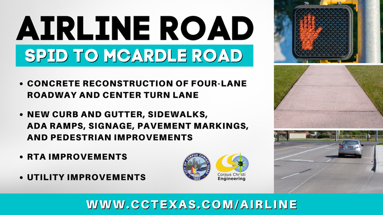 Full Road Closure: Airline Road From SPID to McArdle