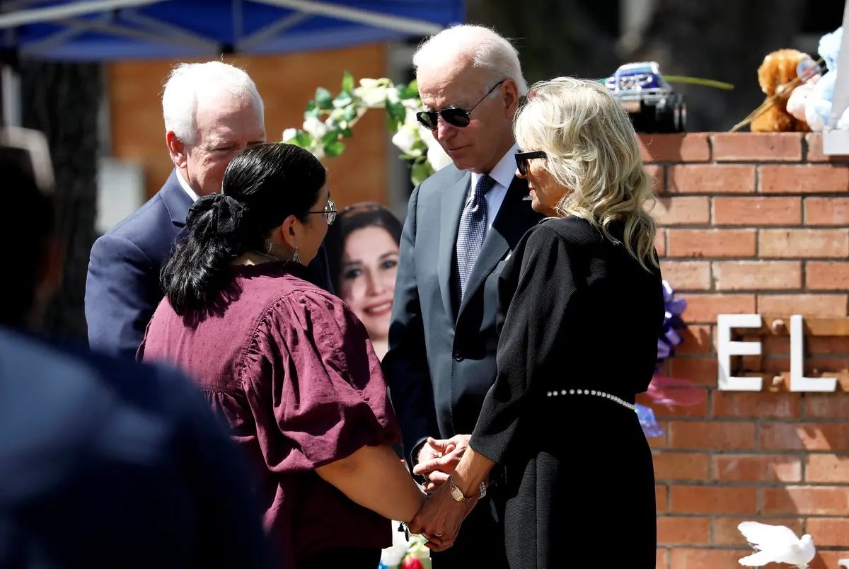 Biden Arrives in Uvalde. No Plans to Visit the Border.