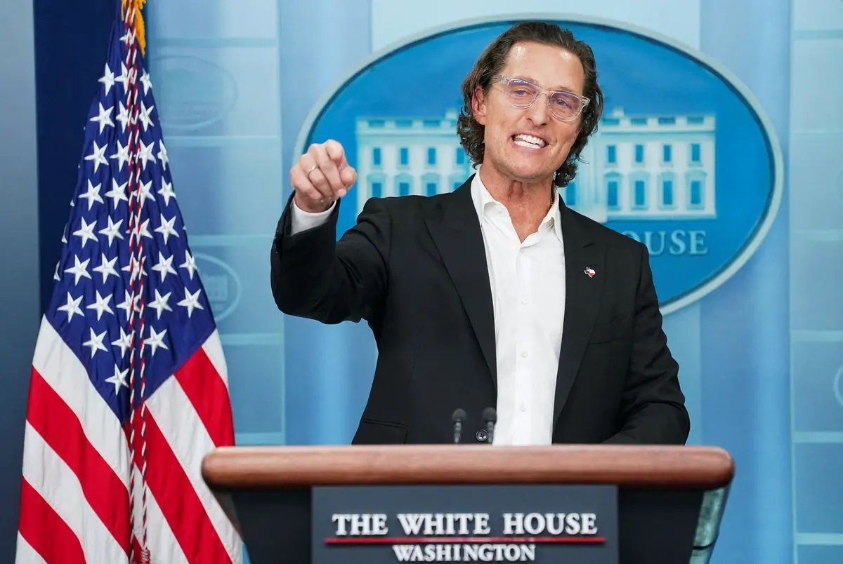 Uvalde Native Matthew McConaughey Visits White House